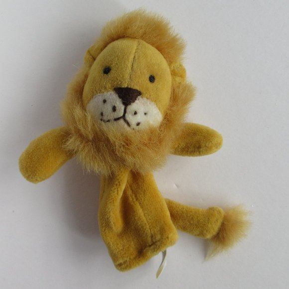 Jellycat Toys Jellycat Lion Finger Puppet Soft Plush Toy Retired